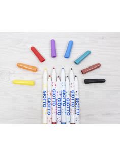 Rotulador Giotto Turbo Glitter Purpurina Caja De 8 Unidades 2