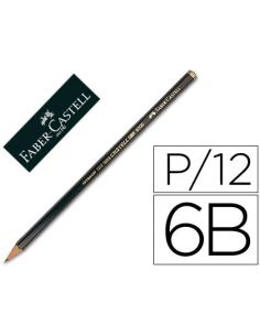 Lapices De Grafito Faber 9000 6B Unidad