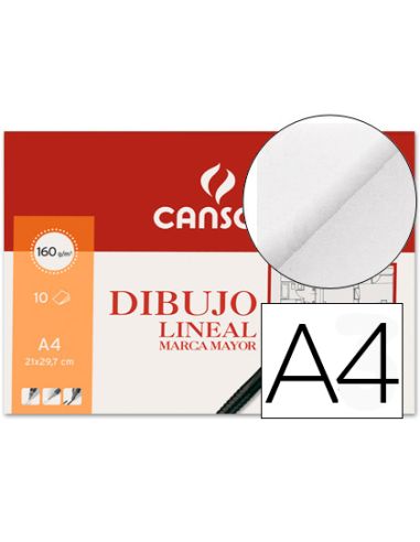 Papel Dibujo Marca Mayor 160Gr Din A4 Minipack De 10 Hojas