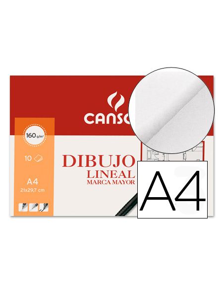 Papel Dibujo Marca Mayor 160Gr Din A4 Minipack De 10 Hojas