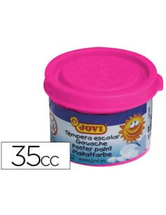 Tempera Escolar Jovi 35 Ml Color Magenta