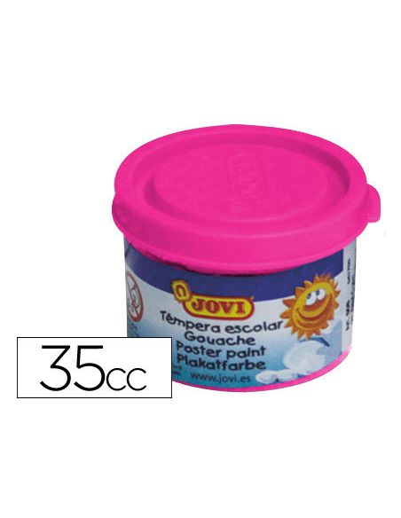 Tempera Escolar Jovi 35 Ml Color Magenta