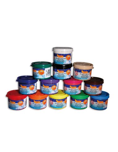 Tempera Escolar Jovi 35 Ml Color Amarillo Limon