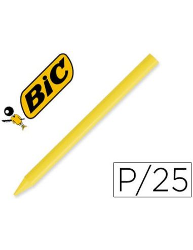 Lapices Plastidecor Unicolor Amarillo-04 Caja Con 25 Lapices|Libreriasalesiana