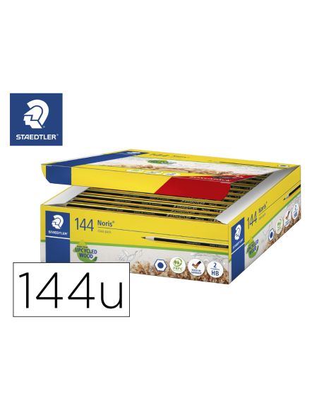 Lapices De Grafito Staedtler Noris N.2 Hb Class Pack De 144 Unidades