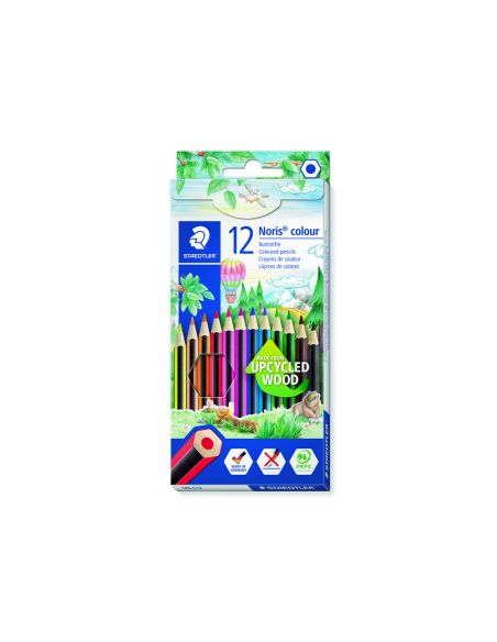 Lapices De Colores Staedtler Upcycled Wood Ecologico 12 Colores En Caja De Carton