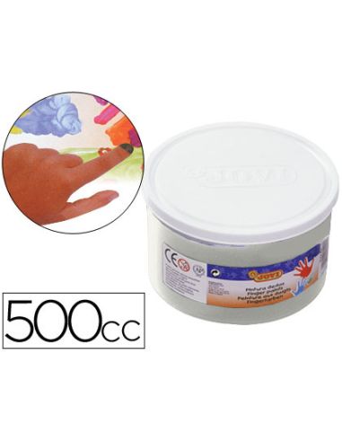 Pintura A Dedos Jovi 500 Cc Blanco