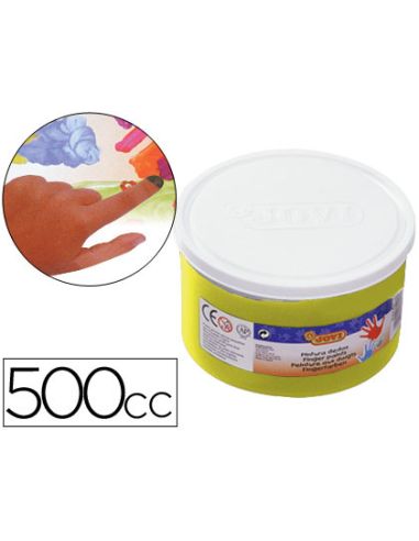 Pintura A Dedos Jovi 500 Cc Amarillo