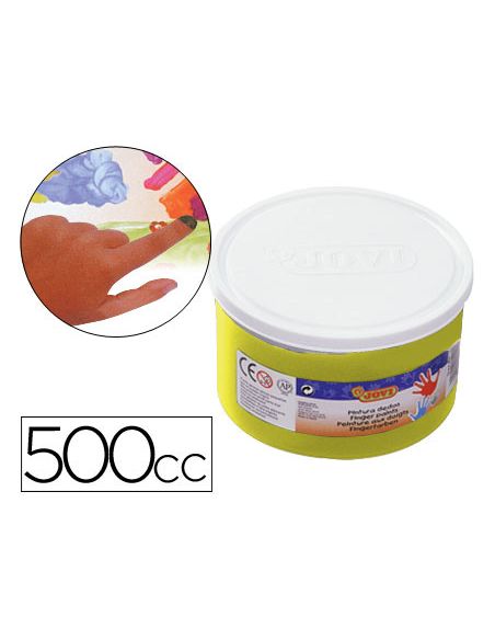 Pintura A Dedos Jovi 500 Cc Amarillo