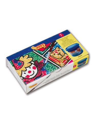 Tempera Escolar Jovi 35 Ml Caja De 7 Colores Surtidos