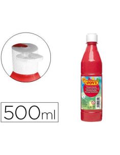 Tempera Liquida Jovi Escolar 500 Ml Bermellon