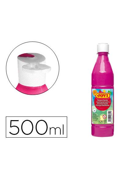 Tempera Liquida Jovi Escolar 500 Ml Magenta