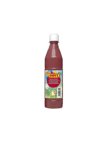Tempera Liquida Jovi Escolar 500 Ml Marron