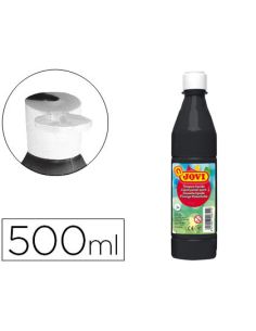 Tempera Liquida Jovi Escolar 500 Ml Negro