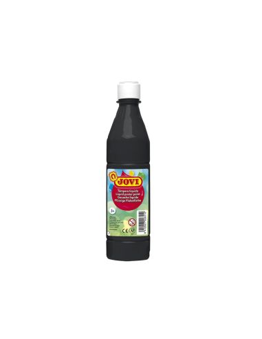 Tempera Liquida Jovi Escolar 500 Ml Negro