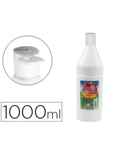 Tempera Liquida Jovi Escolar 1000 Ml Blanco