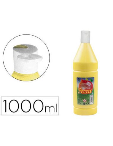 Tempera Liquida Jovi Escolar 1000 Ml Amarillo Claro
