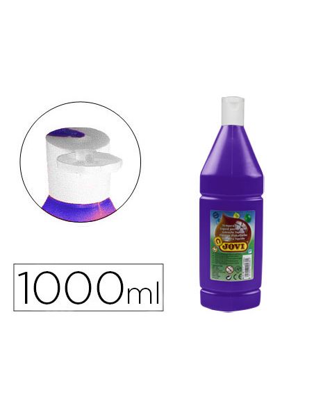 Tempera Liquida Jovi Escolar 1000 Ml Violeta