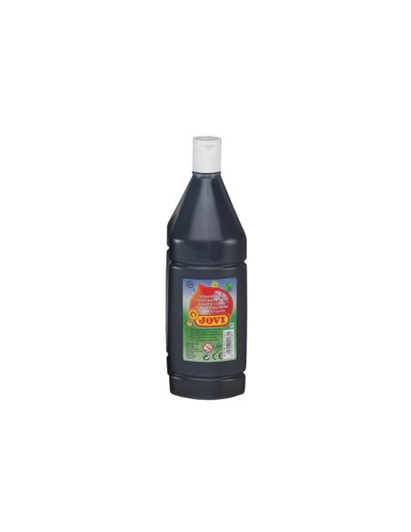 Tempera Liquida Jovi Escolar 1000 Ml Negro