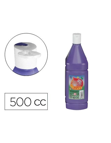 Tempera Liquida Jovi Escolar 500 Ml Violeta