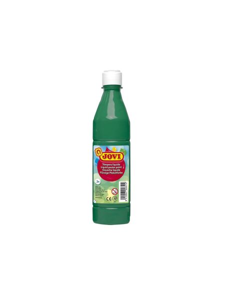 Tempera Liquida Jovi Escolar 500 Ml Verde Oscuro