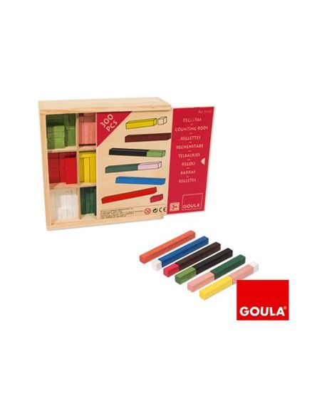 Juego Goula Didactico Regletas 10 X 10 Caja Individual