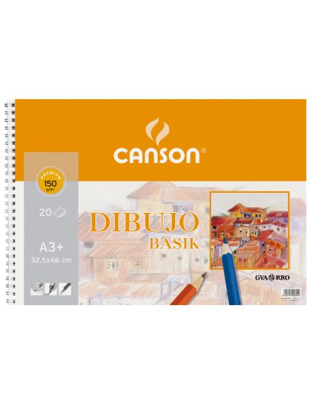 Bloc Dibujo Basik Din A3 32.5X46 Cm 20 Hojas De 150 Gr/M2