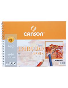 Bloc Dibujo Basik Din A4 23X32.5 Cm 20 Hojas De 150 Gr/M2 2