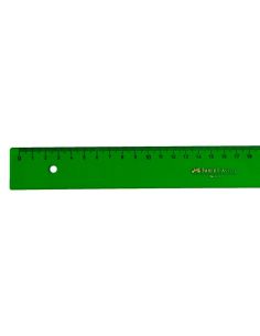 Regla Faber Castell 40 Cm Plastico Verde 2