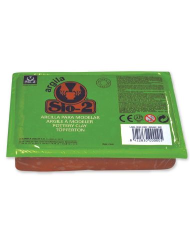 Arcilla Argila Sio-2 Color Rojo Paquete De 1,5 Kg|Libreriasalesiana
