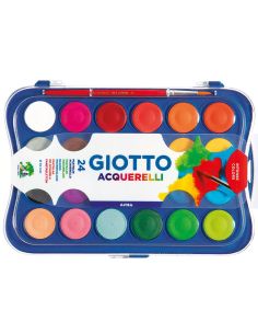 Acuarela Giotto 24 Colores Con Pincel Estuche De Plastico 2