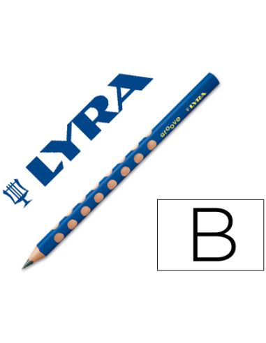 Lapices De Grafito Lyra Groove Triangular Mina B De 4,25 Mm
