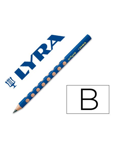 Lapices De Grafito Lyra Groove Triangular Mina B De 4,25 Mm