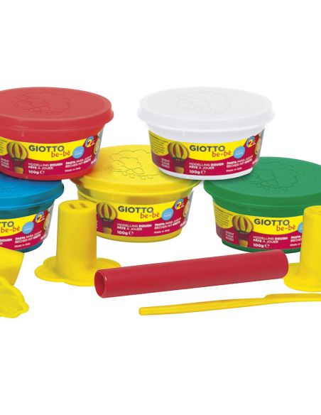 Pasta Giotto Bebe Para Modelar Cubo Maxi Con Accesorios Dermatologicamente Testado|Libreriasalesiana