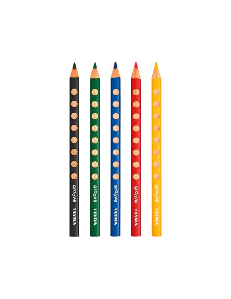 Lapices De Colores Lyra Groove Triangular Minas De 4,25 Mm Caja De 5 Unidades Colores Surtidos