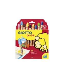 Lapices De Colores Giotto Super Bebe Caja De 12 Lapices Colores Surtidos + Sacapuntas 2