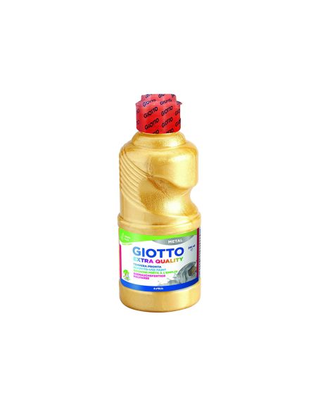 Tempera Liquida Giotto Escolar 250 Ml Metalizada Oro