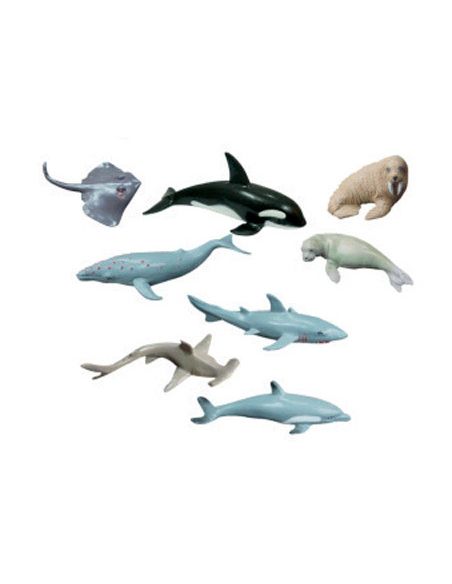 Juego Miniland Animales Marinos 8 Figuras