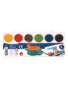 Acuarela Jovi 6 Colores Con Pincel Estuche De Plastico 2