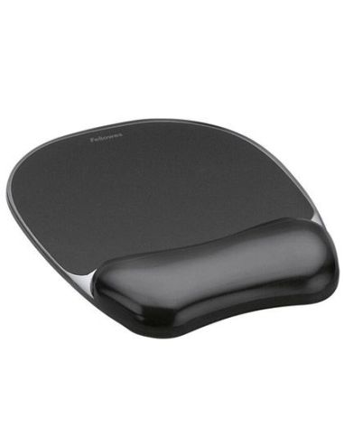 Alfombrilla Para Raton Fellowes Negra Con Reposamuñeca De Gel|Libreriasalesiana
