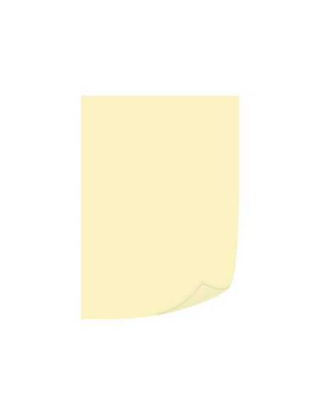 Papel color q-connect din a4 80gr amarillo paquete de 500 hojas