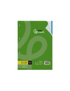 Recambio Liderpapel A4 100 Hojas 100Gr Cuadro 5Mm 4 Taladros Bandas De 5 Colores 2