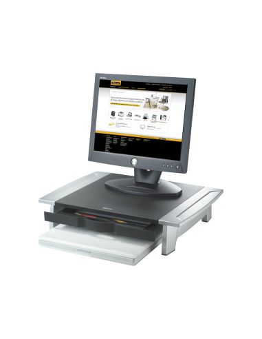 Soporte Fellowes Para Monitor Tft Office Suites Ajustable En Altura Con Bandeja 100/150X500X364 Mm Mm Color