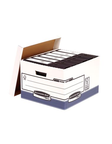 Cajon Fellowes Carton Reciclado Para Almacenamiento De Archivo Capacidad 4 Cajas De Archivo Tamaño Folio