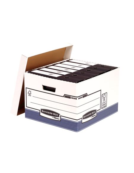 Cajon Fellowes Carton Reciclado Para Almacenamiento De Archivo Capacidad 4 Cajas De Archivo Tamaño Folio