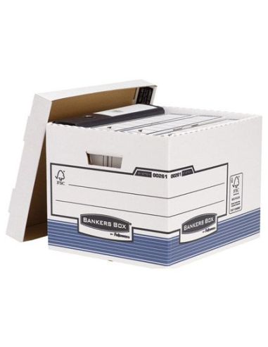 Cajon Fellowes Carton Reciclado Para Almacenamiento De Archivo Capacidad 4 Cajas De Archivo Tamaño Din A4|Libreriasalesiana