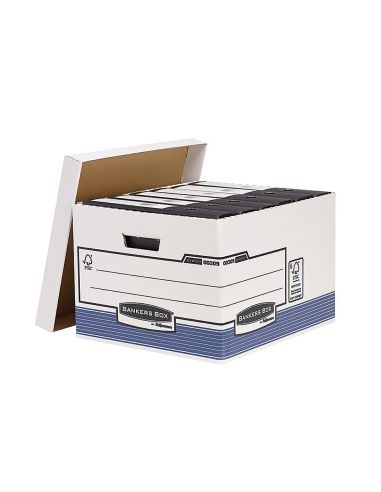 Cajon Fellowes Carton Reciclado Para Almacenamiento De Archivo Capacidad 4 Cajas De Archivo Tamaño Din A4|Libreriasalesiana