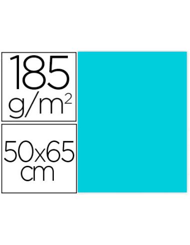 Cartulina Guarro Azul Caribe 50X65 Cm 185 Gr