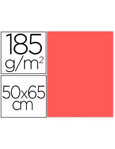 Cartulina Guarro Coral 50X65 Cm 185 Gr