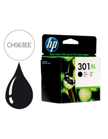 Ink-Jet Hp 301Xl Negro Deskjet 5530 /1010/1510 /2540 Alta Capacidad